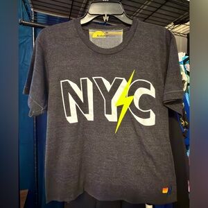 Aviator Nation Charcoal NYC Governor’s Ball Neon Lightning Tee